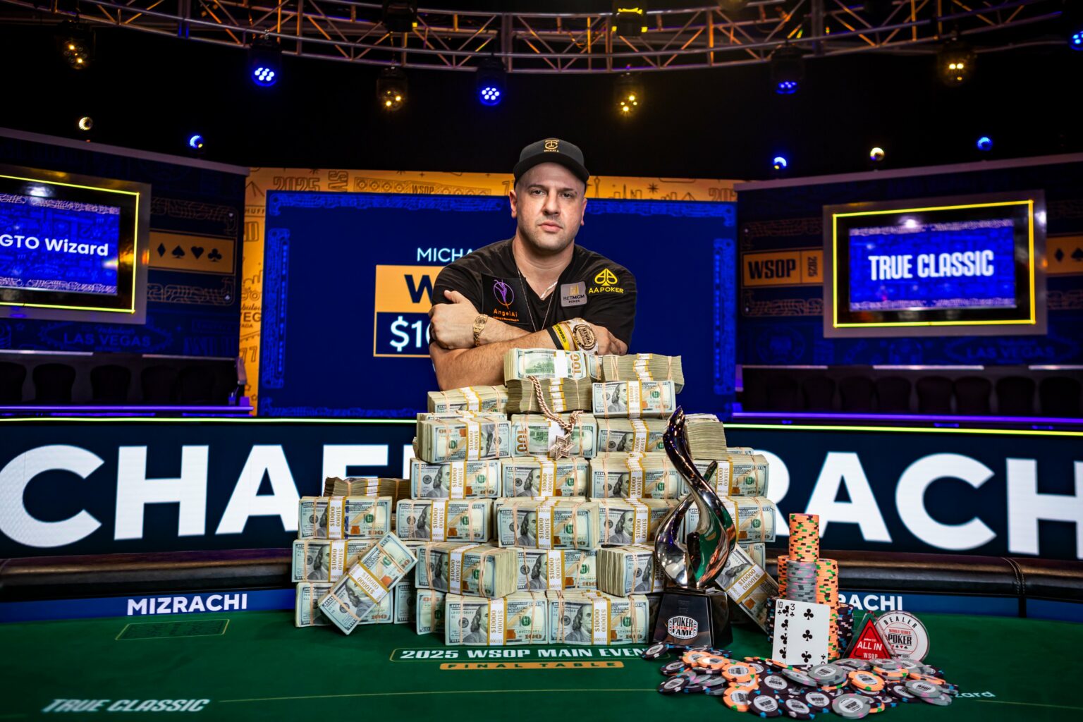 Michael Mizrachi, vencedor del Main Event de las WSOP 2025 ...