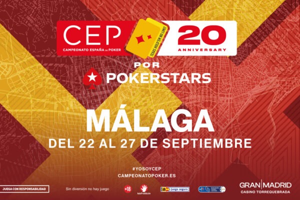 Cartel oficial del CEP Málaga 2026, del 22 al 27 de septiembre