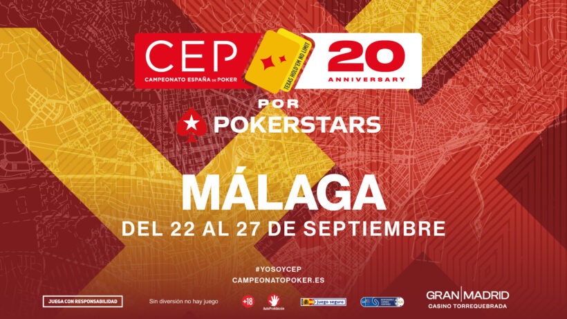 Cartel oficial del CEP Málaga 2026, del 22 al 27 de septiembre