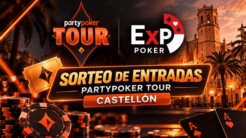 Sorteo de entradas para el partypoker Tour Castellón