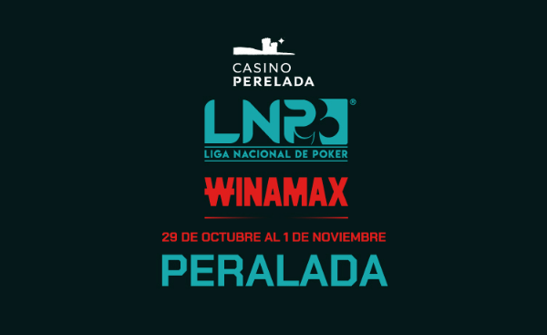 Cartel oficial de la Liga Nacional de Poker Winamax en Casino Peralada, del 29 de octubre al 1 de noviembre de 2026