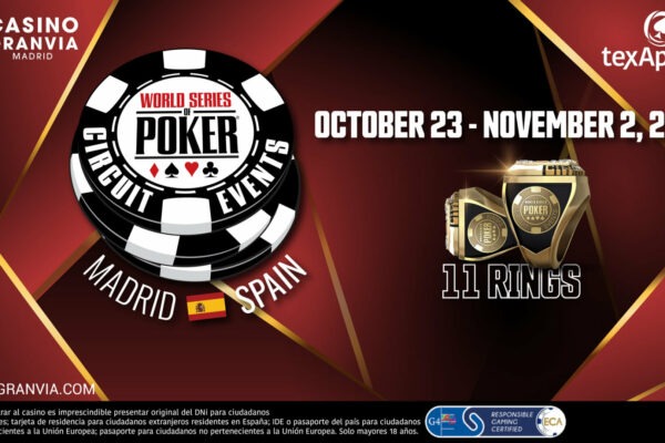 Jugadores disputando el Mini Main Event de las WSOP Circuit Madrid 2026 en Casino Gran Vía